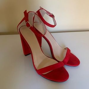 Pretty Little Thing Red Heels